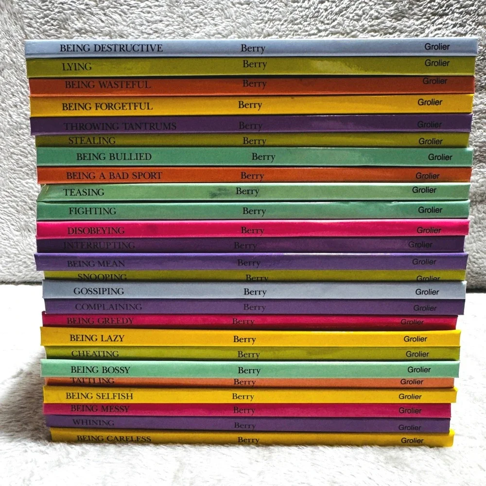 Joy Berry Help Me Be Good Lot 25 Grolier HC Child Behavior Books Homeschool